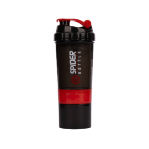 شیکر اسپایدر مدل سه تکه ظرفیت 500ml مدل مات، فنردار، دارای جاقرصی کد 200290
