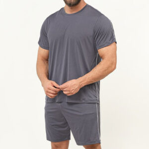 ست تیشرت و شلوارک ورزشی مردانه کد 0307018